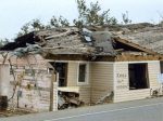 Housing damaged by Katrina